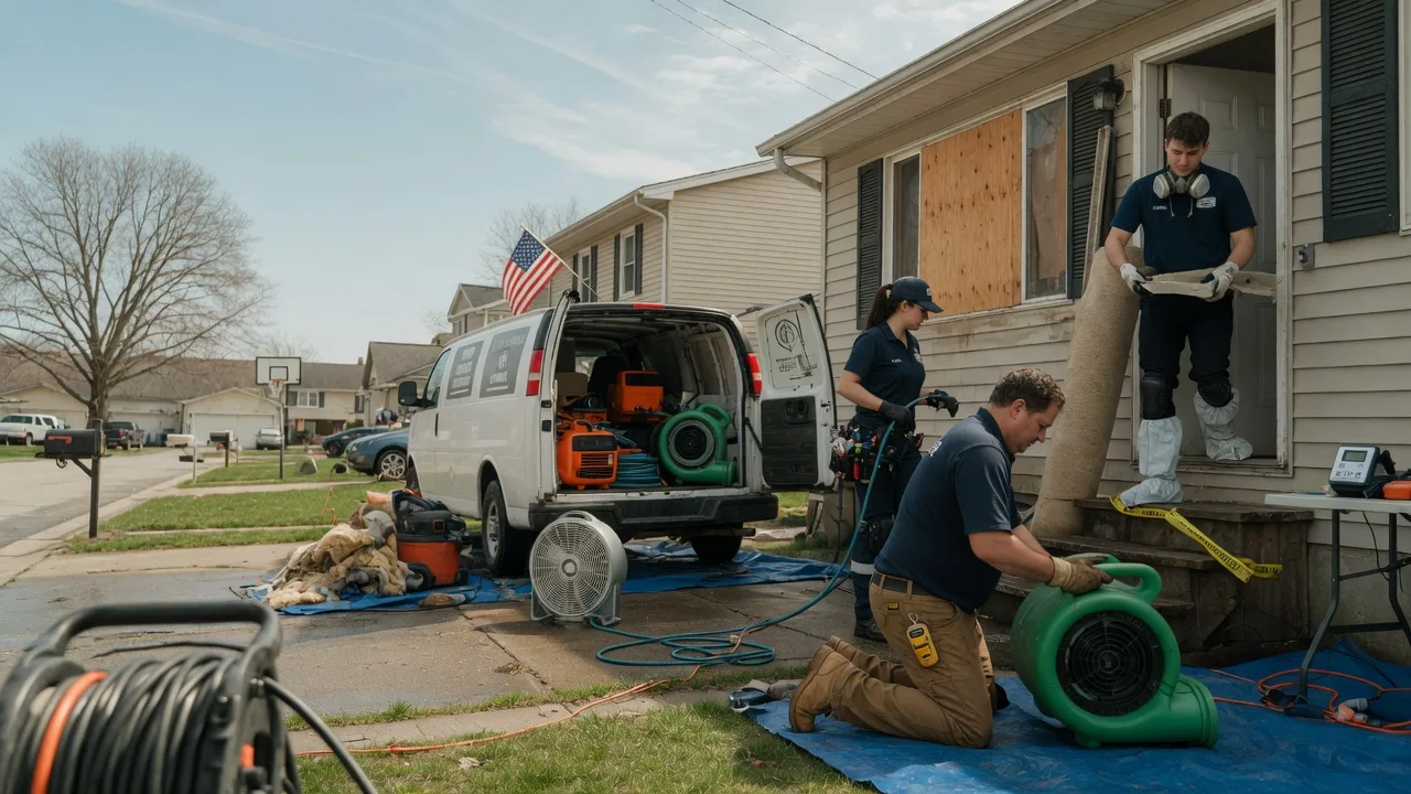 Water Damage Restoration in Underwood, ND near me